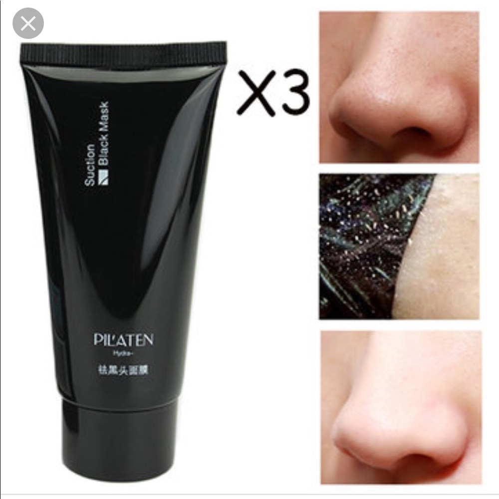 Suction black mask.
